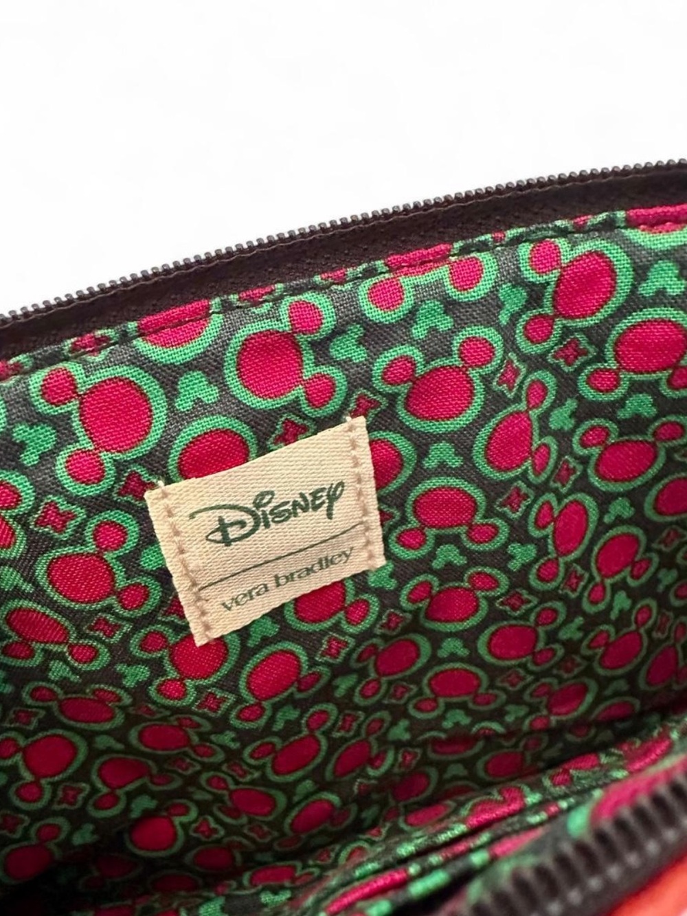 Disney Vera Bradley Mickey Mouse on Repeat Patchwork Wristlet Retired NWT - Picture 6 of 8